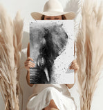 Elephant Aluminum Print.