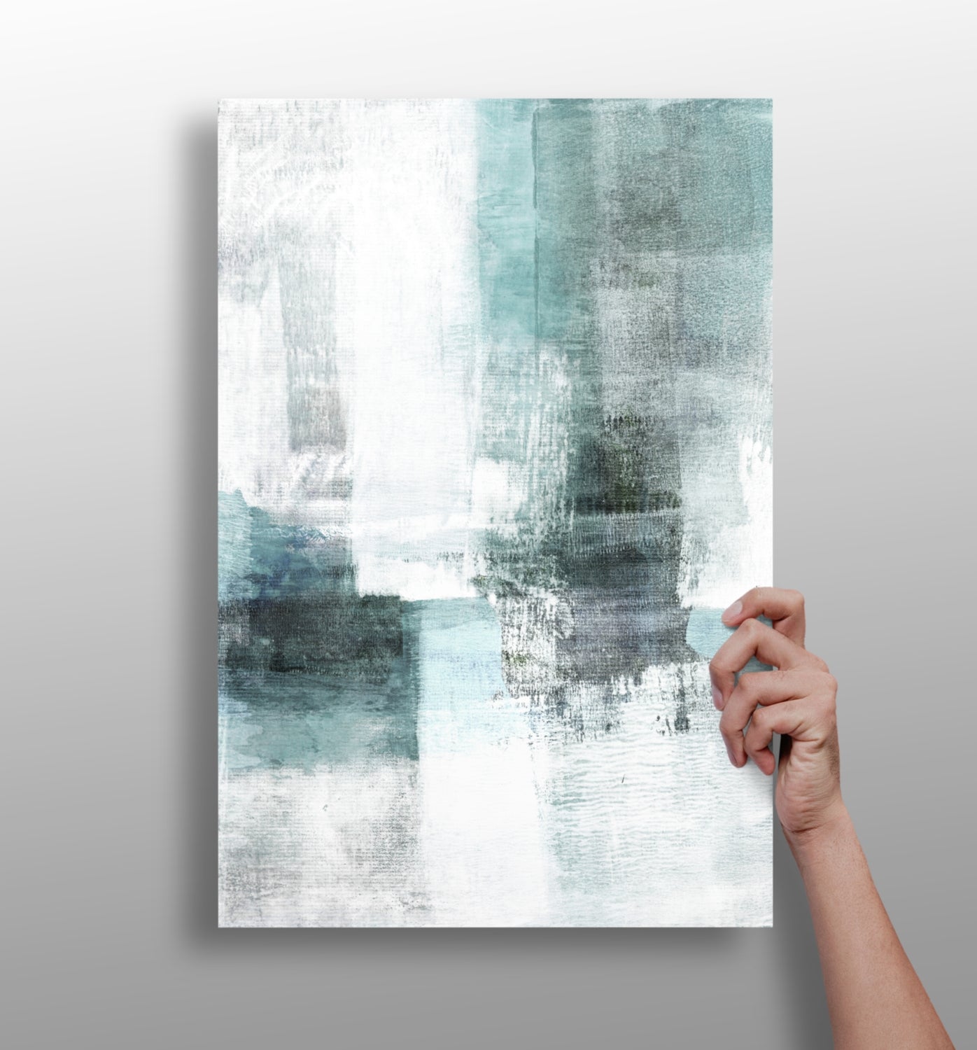 Abstract Aluminum Print.