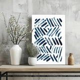 Abstract Lines Aluminum Print.