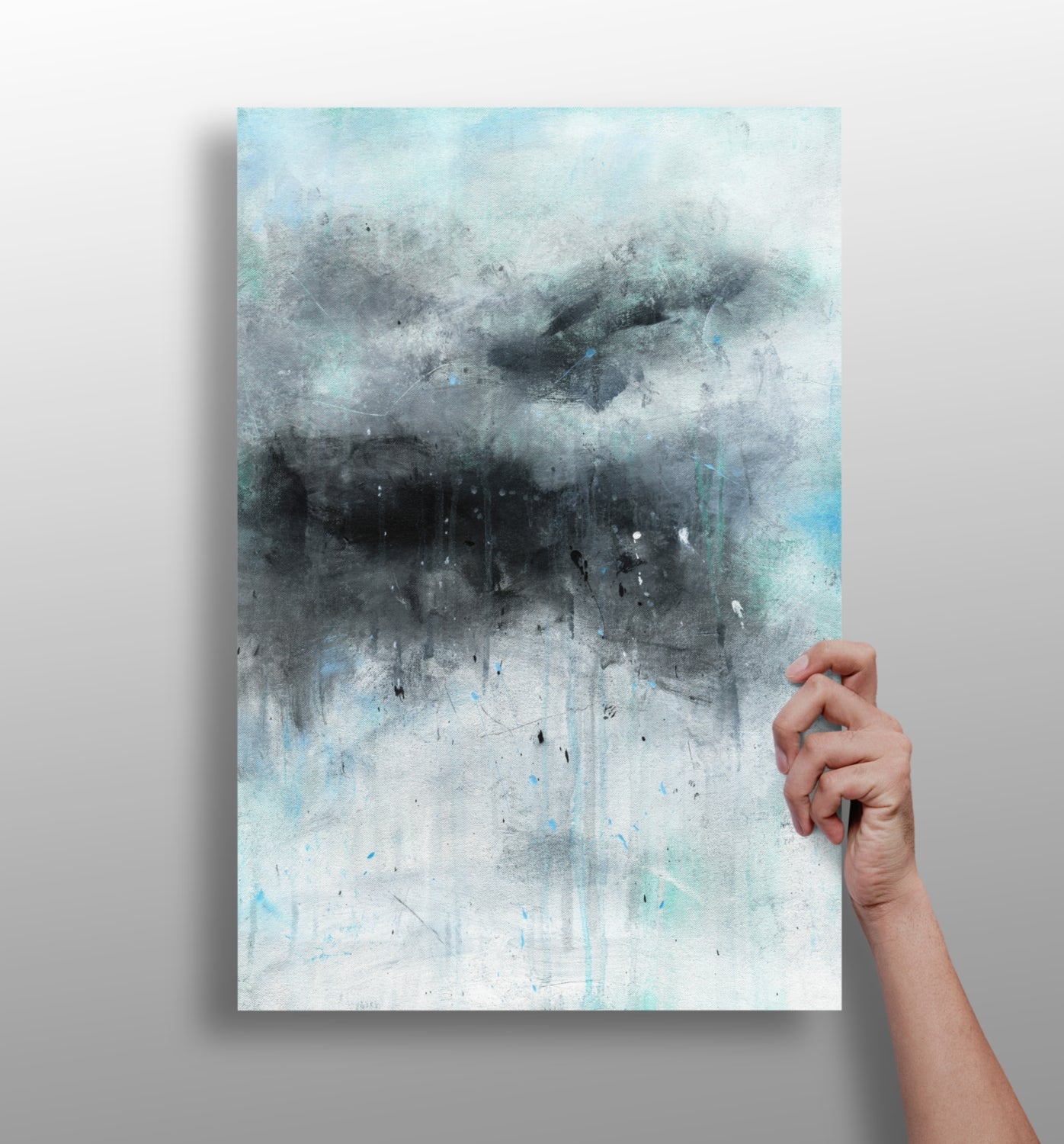 Abstract Aluminum Print.