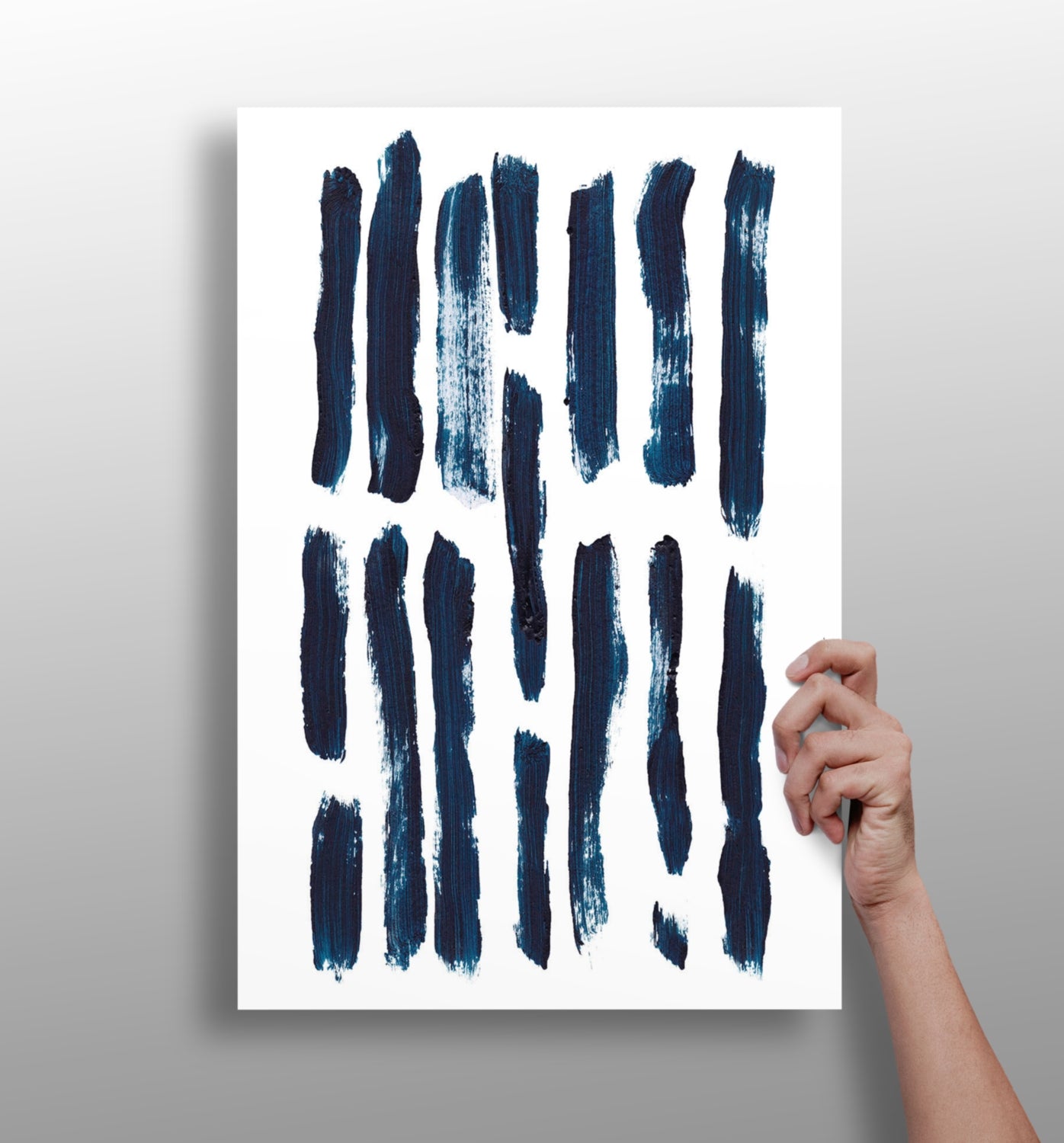 Abstract Lines Aluminum Print.