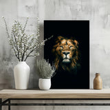 Lion Aluminum Print.