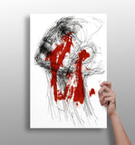 Modern Art Aluminum Print.