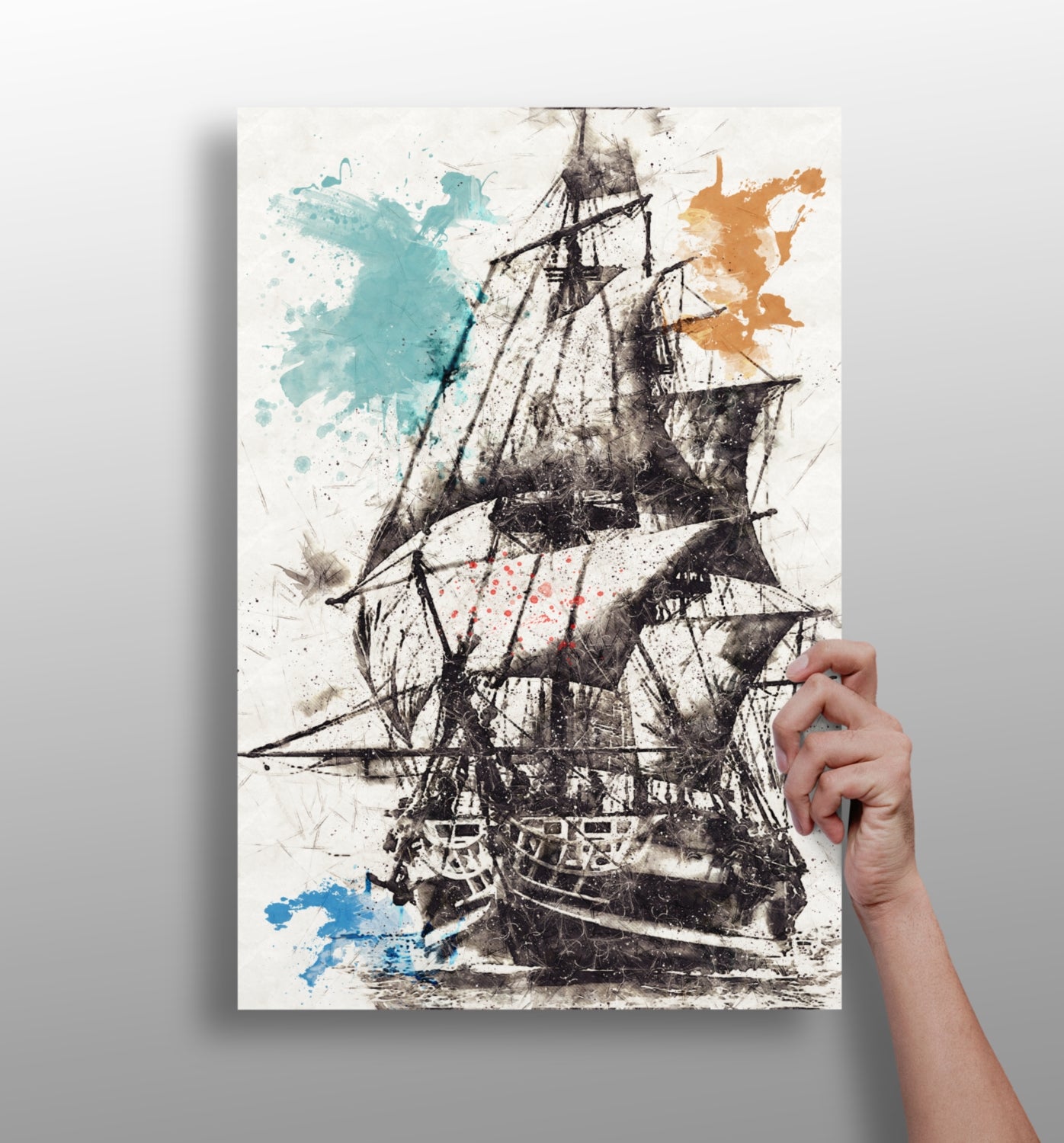 Ship Aluminum Print.