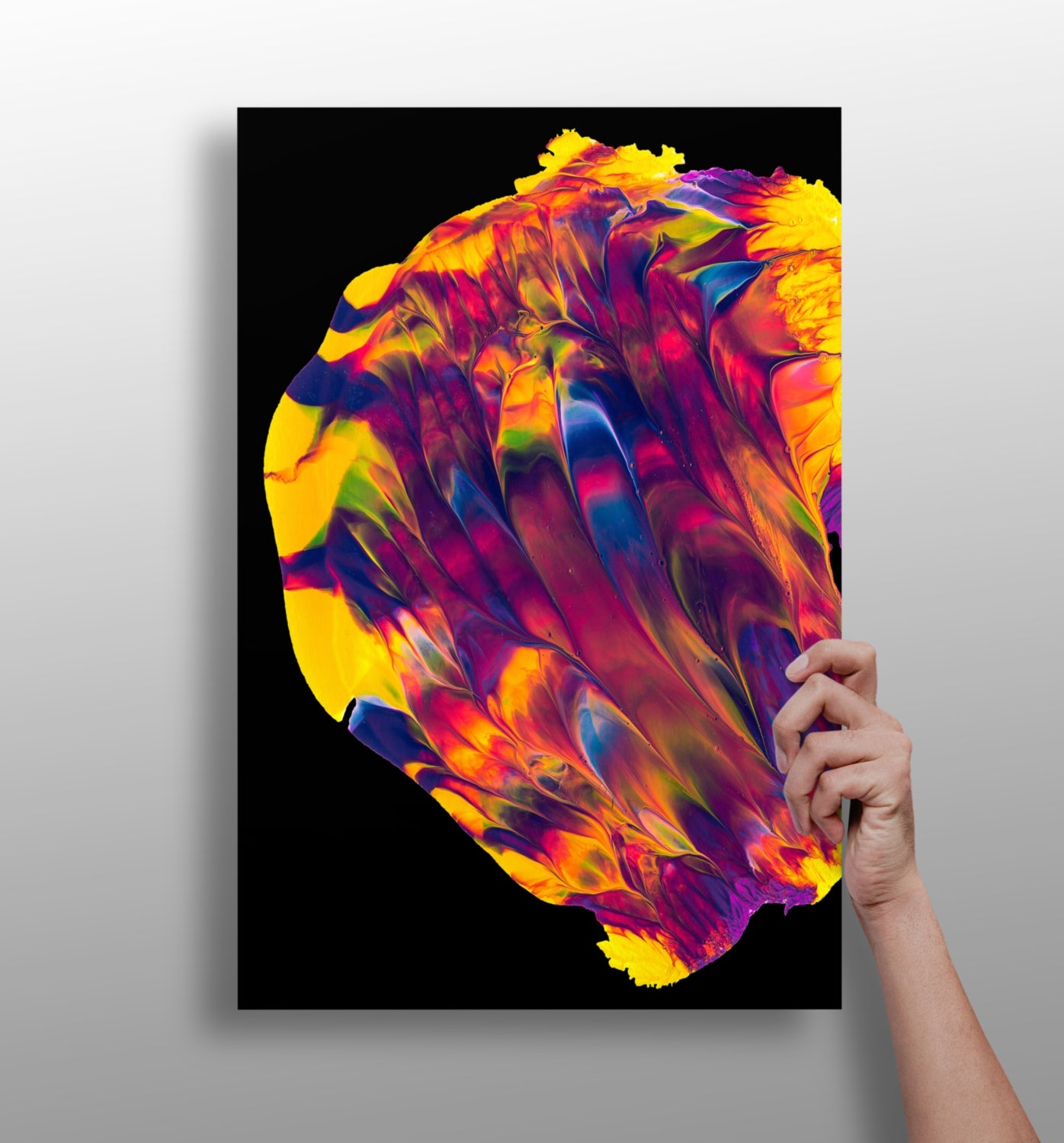 Abstract Art Aluminum Print.