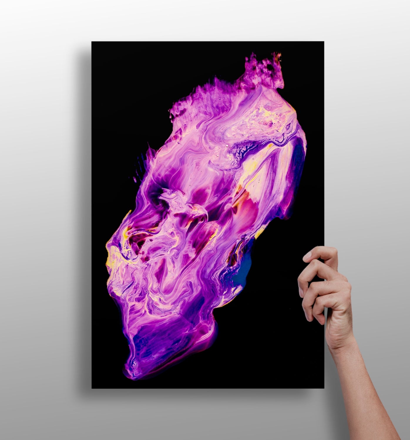 Abstract Art Aluminum Print.