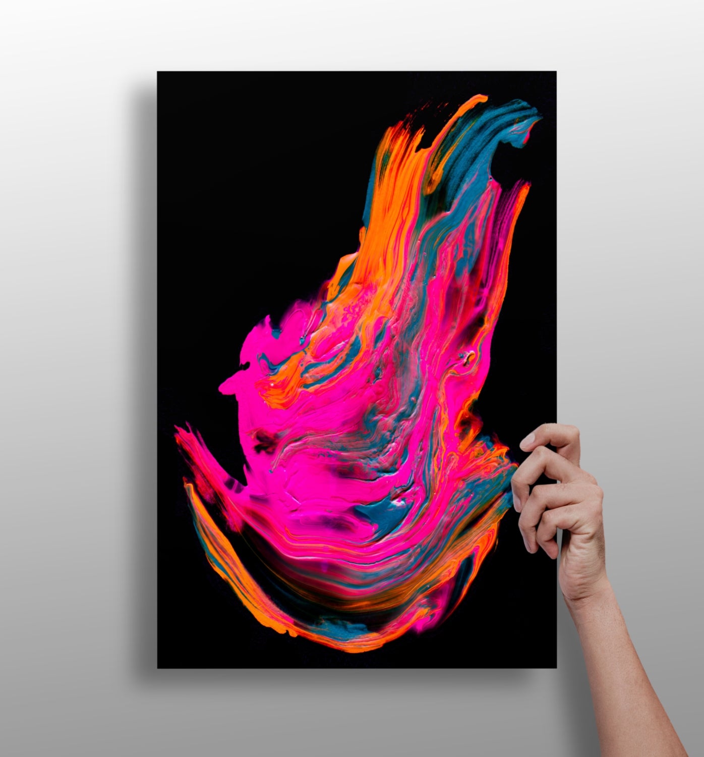 Abstract Art Aluminum Print.