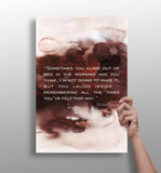 Bukowski Aluminum Print.