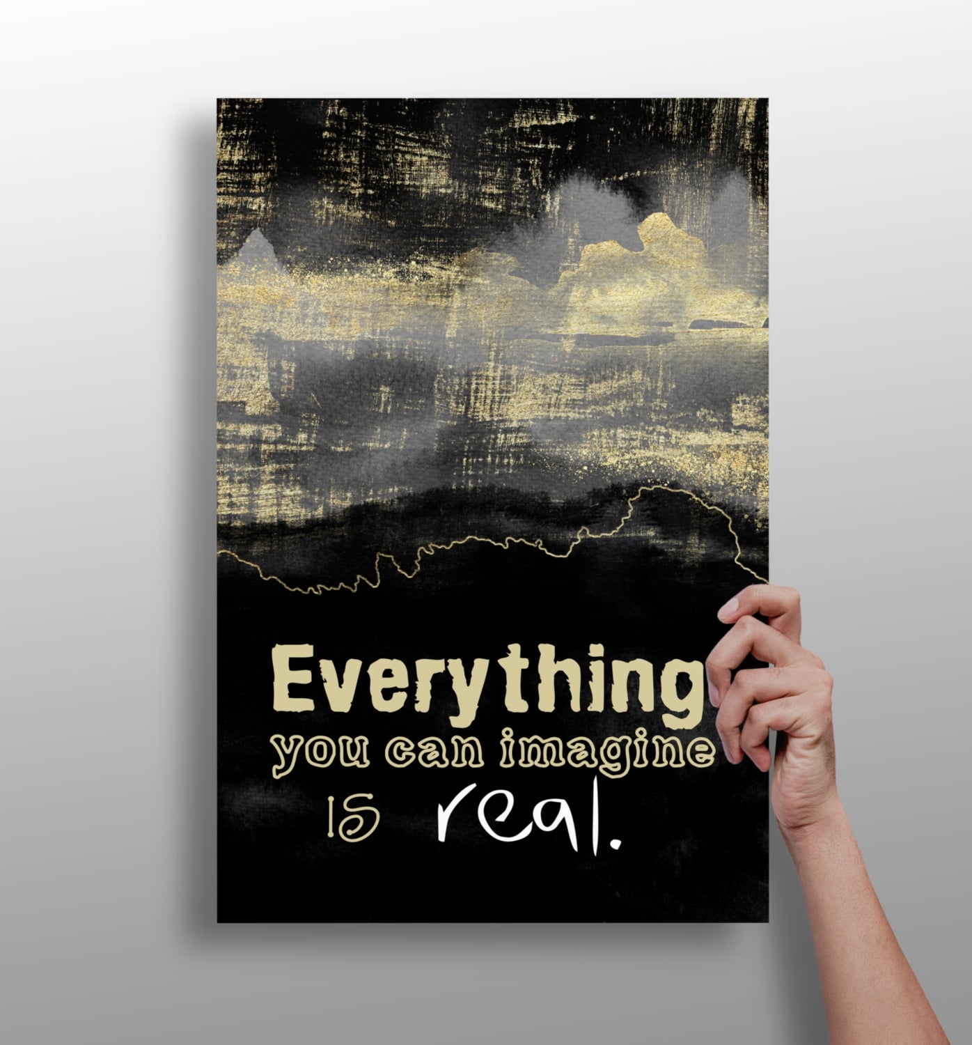 Real Aluminum Print.