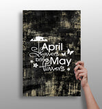 April Showers Aluminum Print.