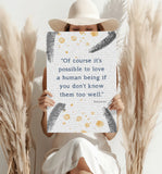 Bukowski Aluminum Print.