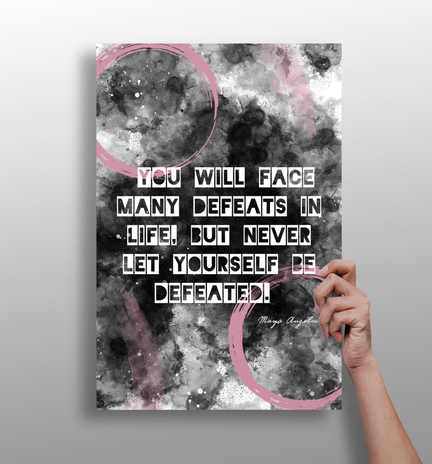 Angelou Aluminum Print.