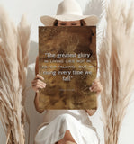 Nelson Mandela Aluminum Print.