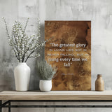 Nelson Mandela Aluminum Print.