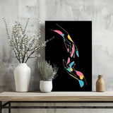 Line Art V5 Aluminum Print.