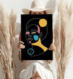 Line Art V12 Aluminum Print.