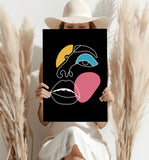 Line Art V16 Aluminum Print.