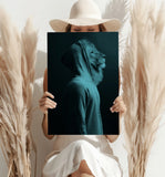 Lion Aluminum Print.