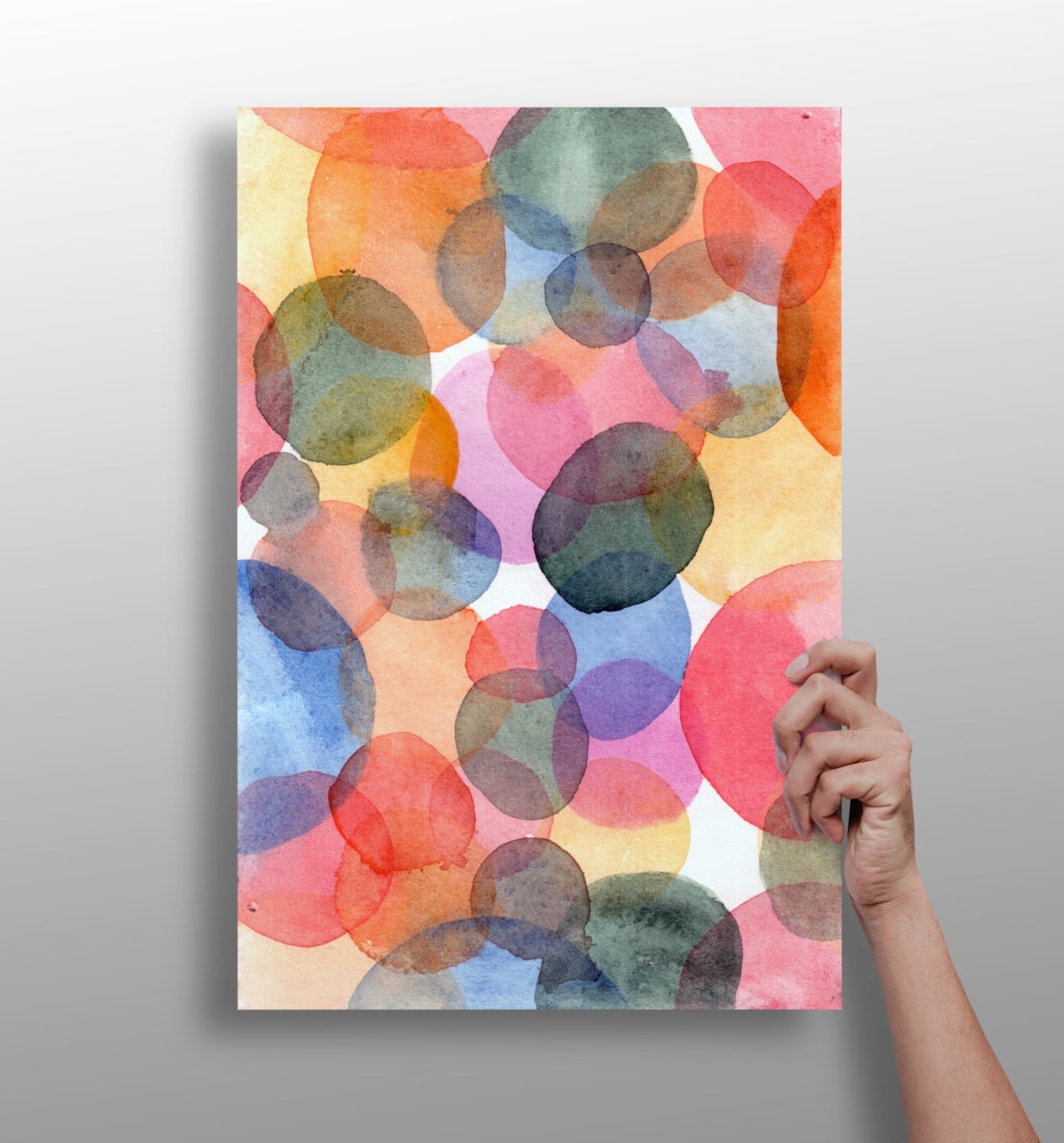 Abstract Aluminum Print.