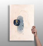 Line Art Shapes V2 Aluminum Print.