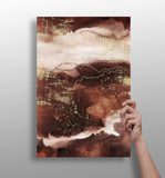 Abstract Terra Aluminum Print.