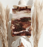 Abstract Terra Aluminum Print.