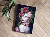 Flower Woman Aluminum Print.