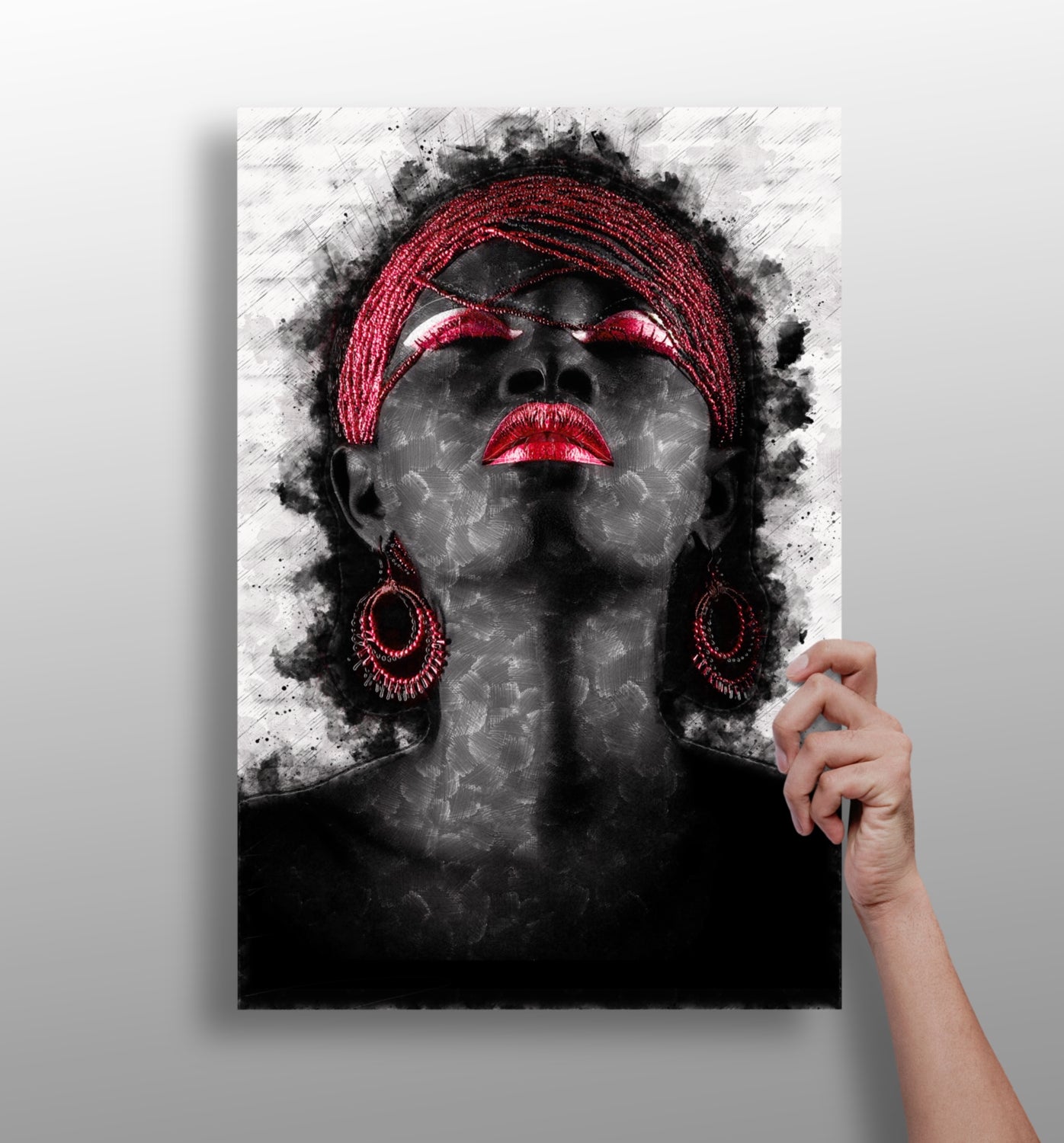 Woman Aluminum Print.
