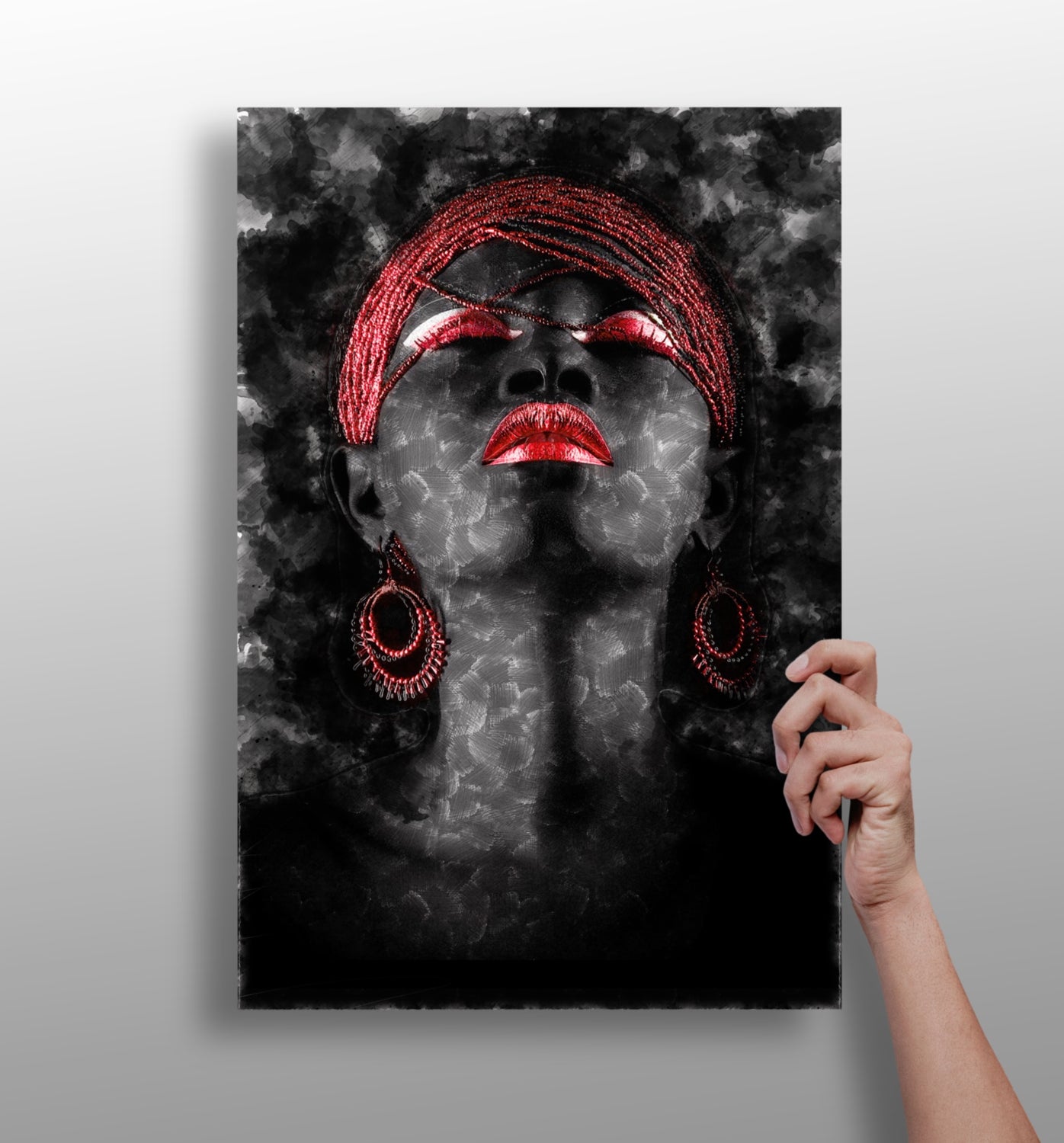 Woman Aluminum Print.