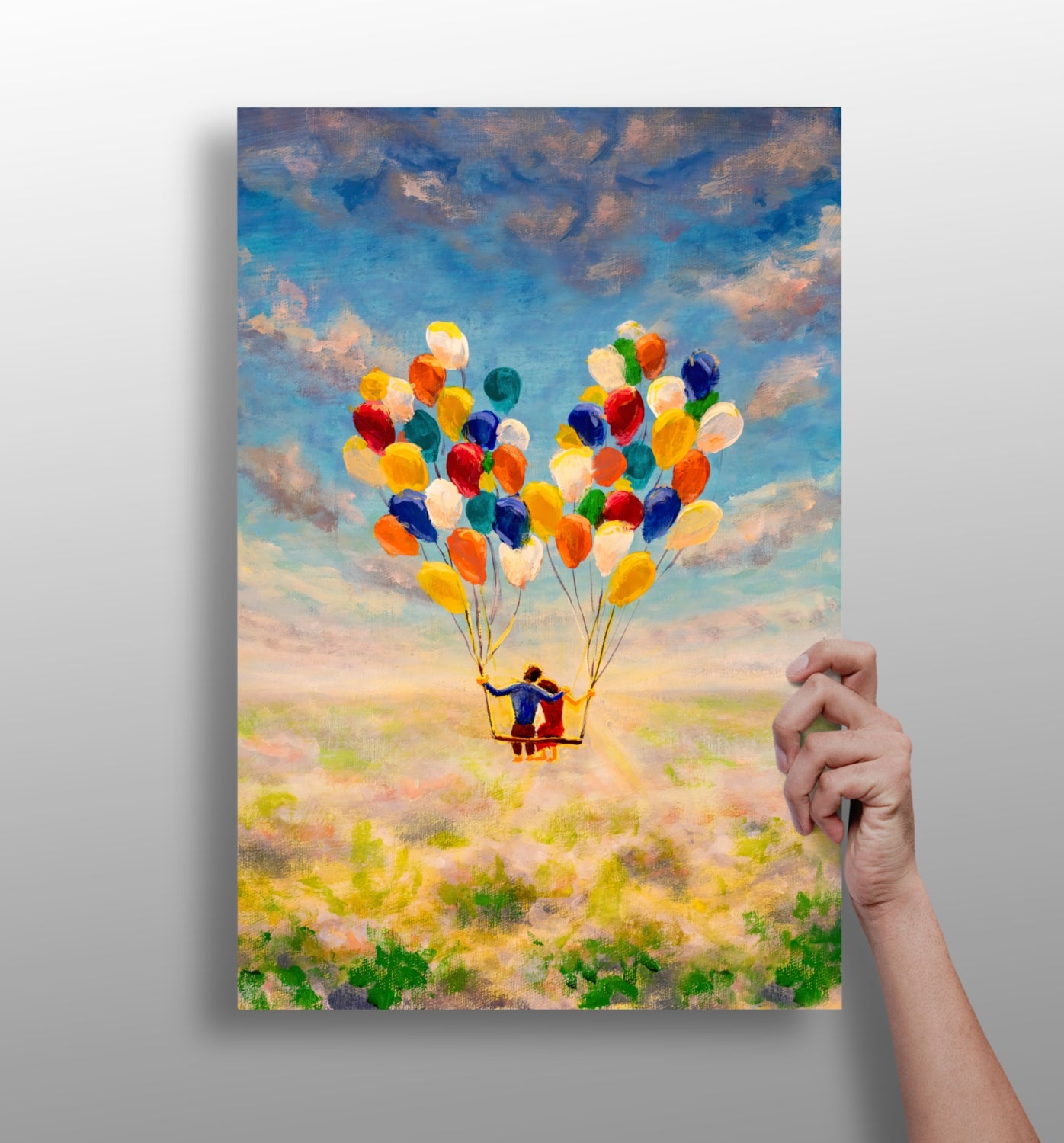 Balloons Aluminum Print.