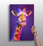 Giraffe Aluminum Print.