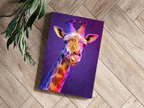 Giraffe Aluminum Print.