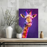 Giraffe Aluminum Print.