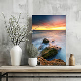 Sunset Lake View Aluminum Print.