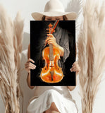 Violine Aluminum Print.