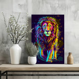 Lion Aluminum Print.