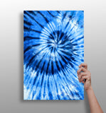 Abstract Blue Aluminum Print.