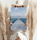 Dock View Aluminum Print.