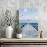 Dock View Aluminum Print.