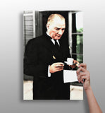 Ataturk Aluminum Print.