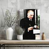 Ataturk Aluminum Print.