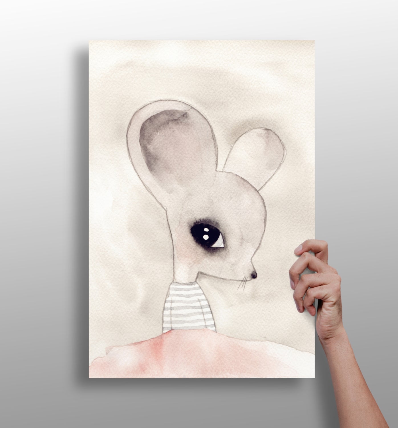 Mice Aluminum Print.