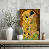 Gustave Klimt Kiss Aluminum Print.