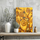 Gustave Klimt Style Aluminum Print.