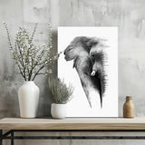 Elephant Aluminum Print.