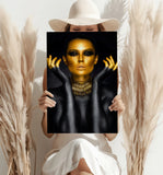 Woman in Fashion Aluminum Print.