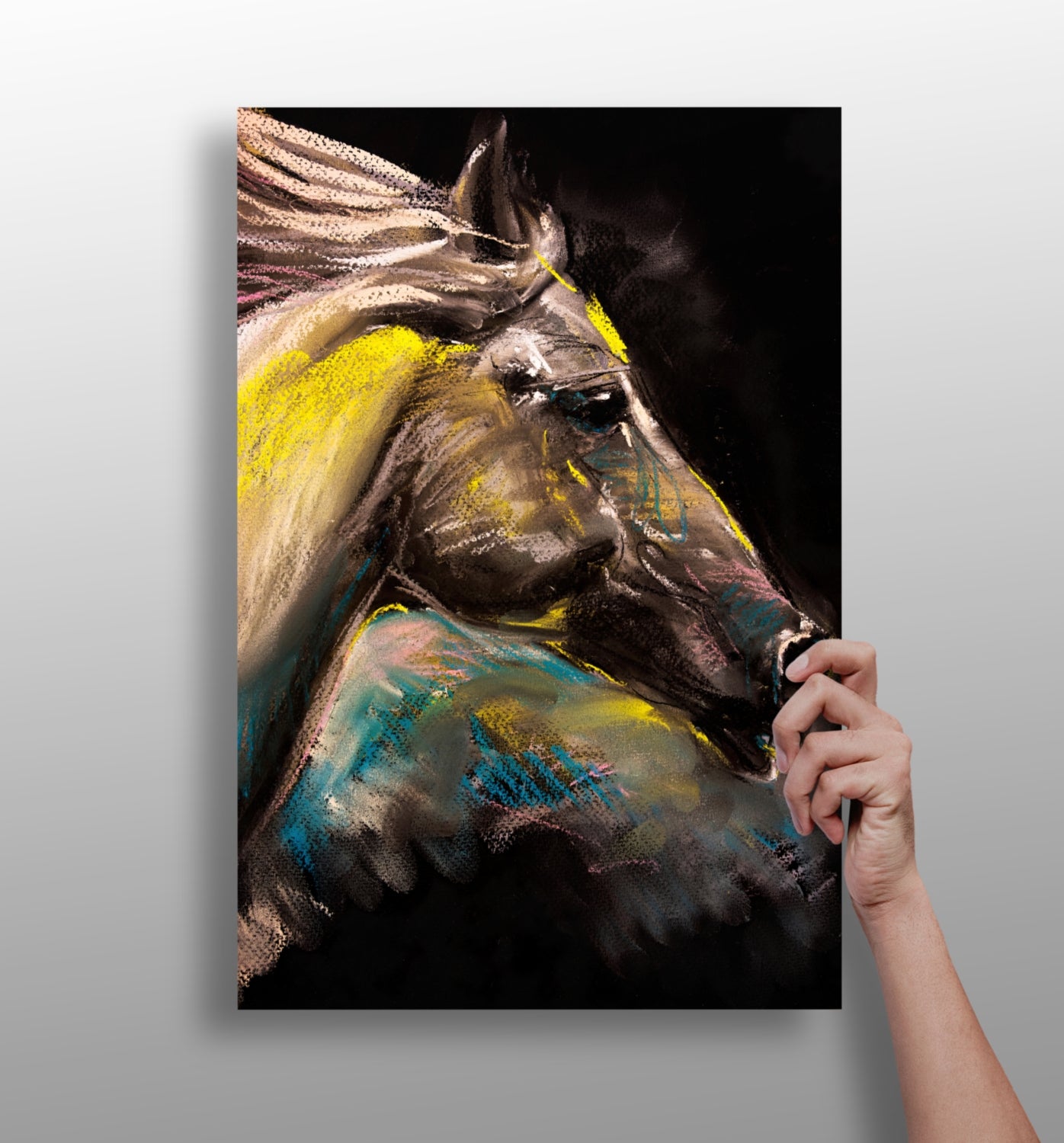 Horse Aluminum Print.
