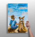 Forever Friendship Aluminum Print.