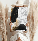 Modern Art Leaves V2 Aluminum Print.