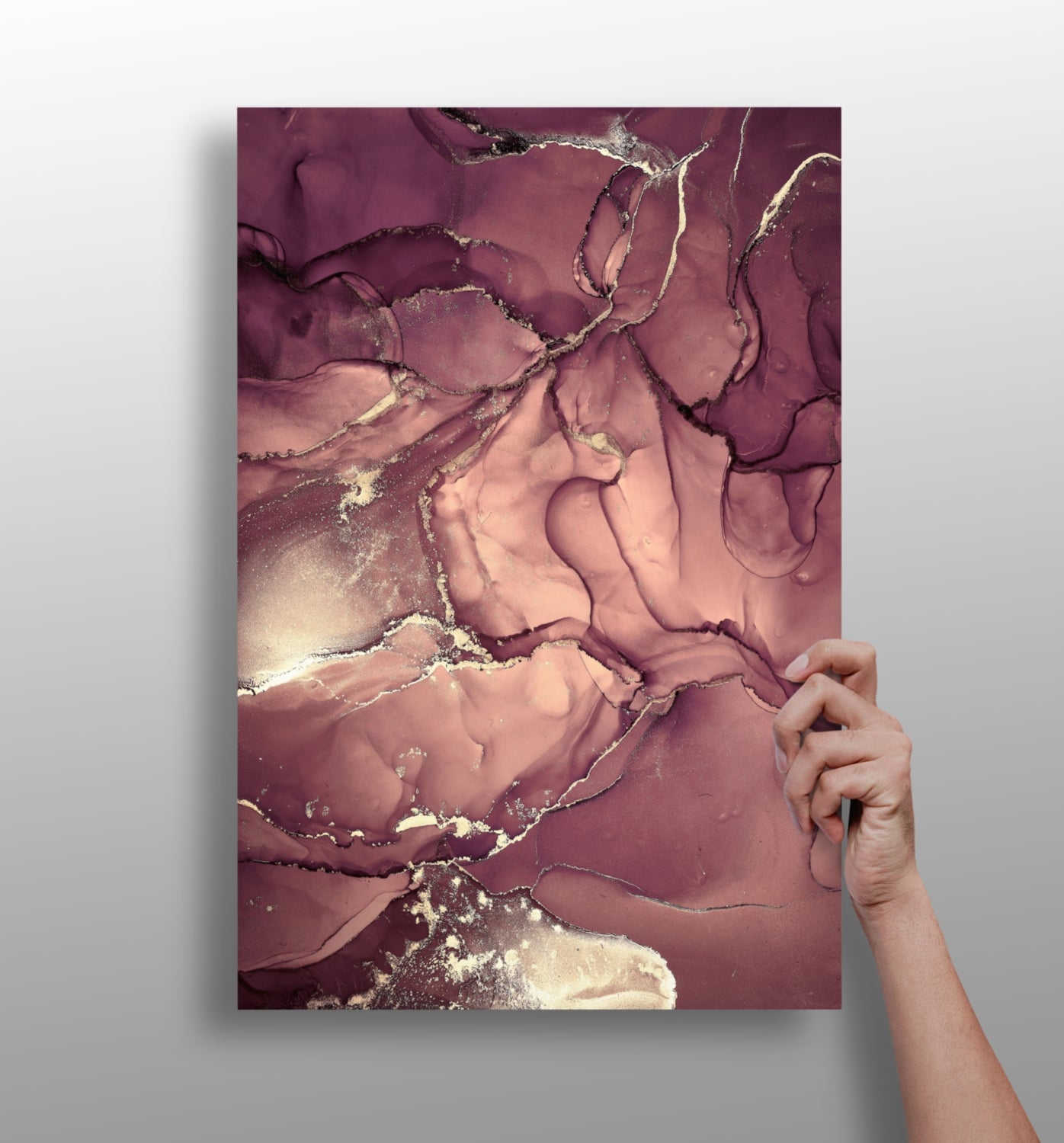 Marble Design V3 Aluminum Print.